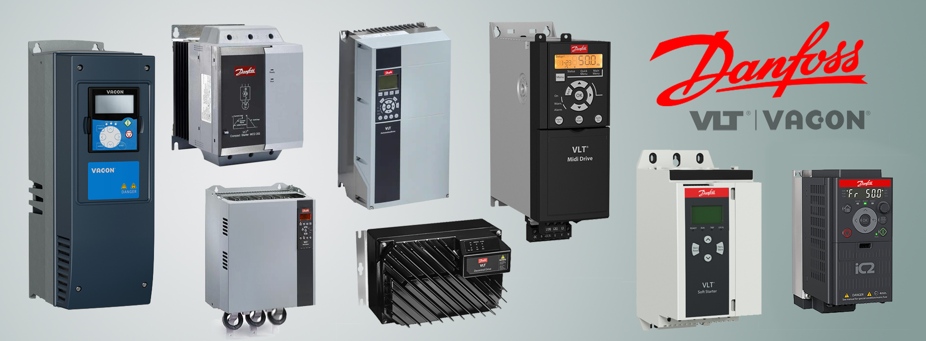 Slider de producto de Danfoss